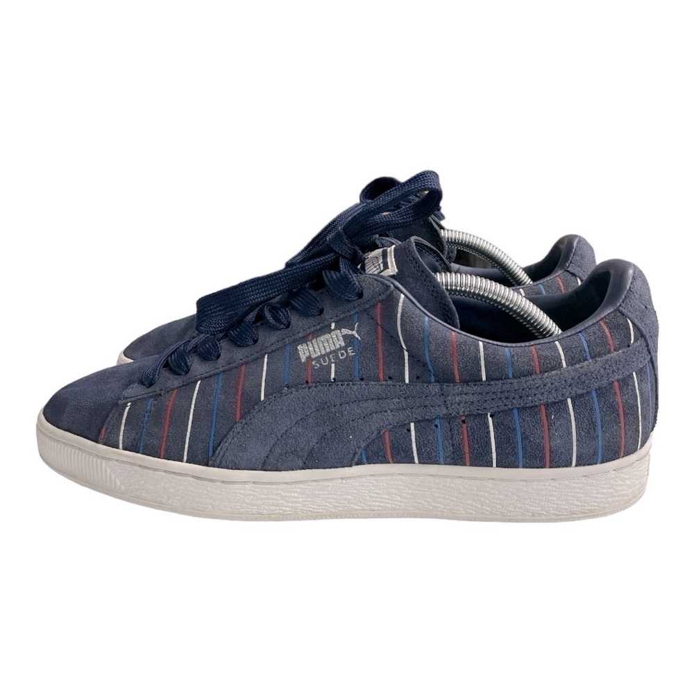 Puma Blue Suede Red White Stripe 359404-01 Sneakers
Size Men's 10.5